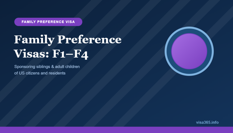 Family Preference Visas: F1–F4 - visa365.info