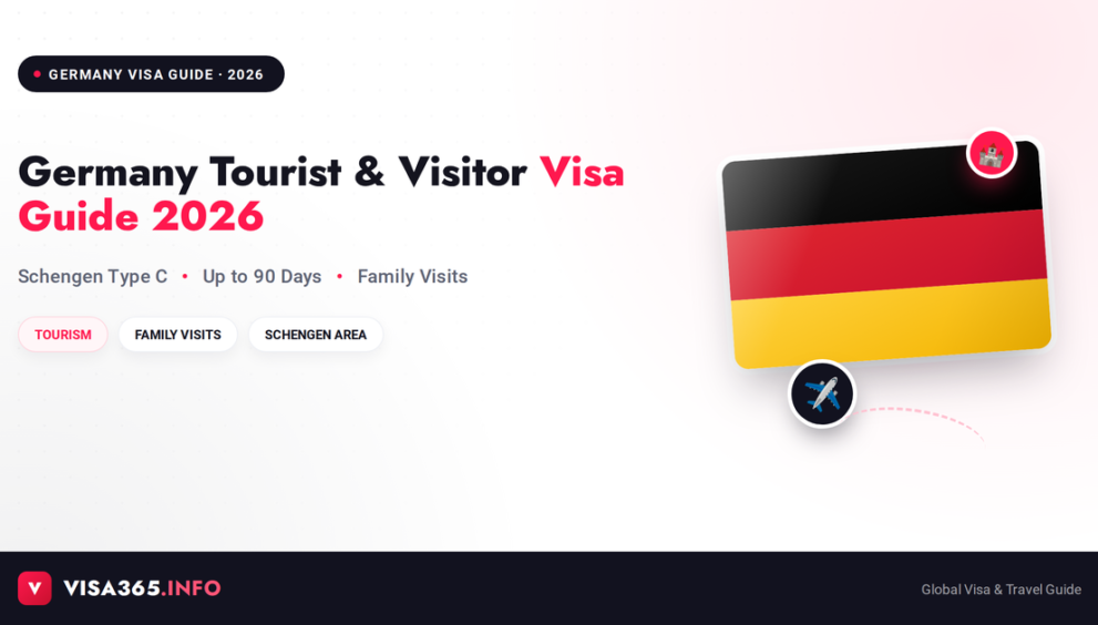 Germany Tourist and Visitor Visa 2026 complete guide feature image