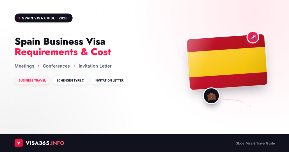 Spain Business Visa 2026 complete guide feature image