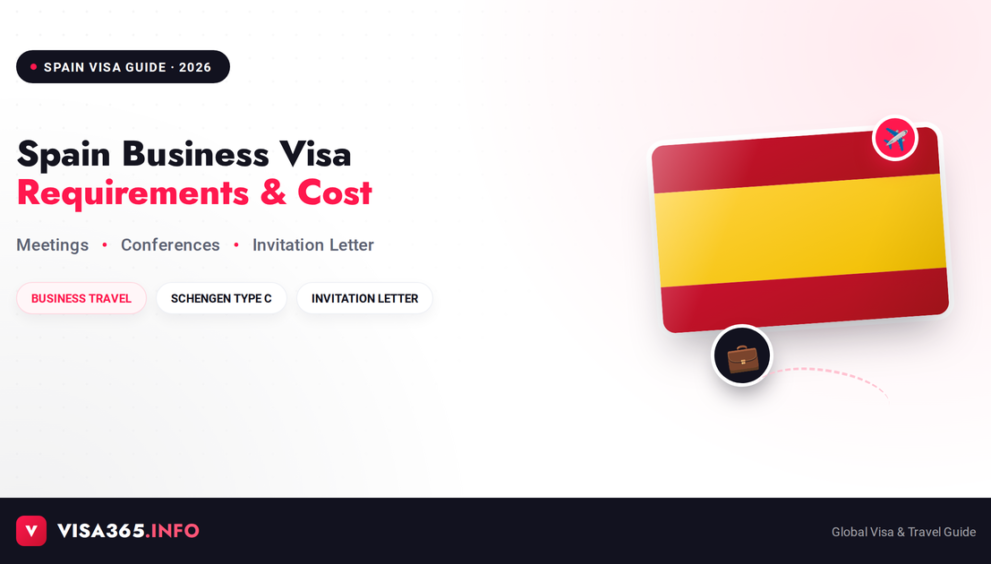 Spain Business Visa 2026 complete guide feature image