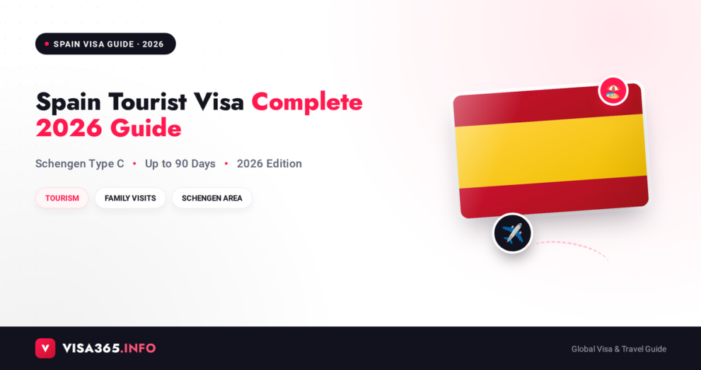 Spain Tourist Visa 2026 complete guide feature image